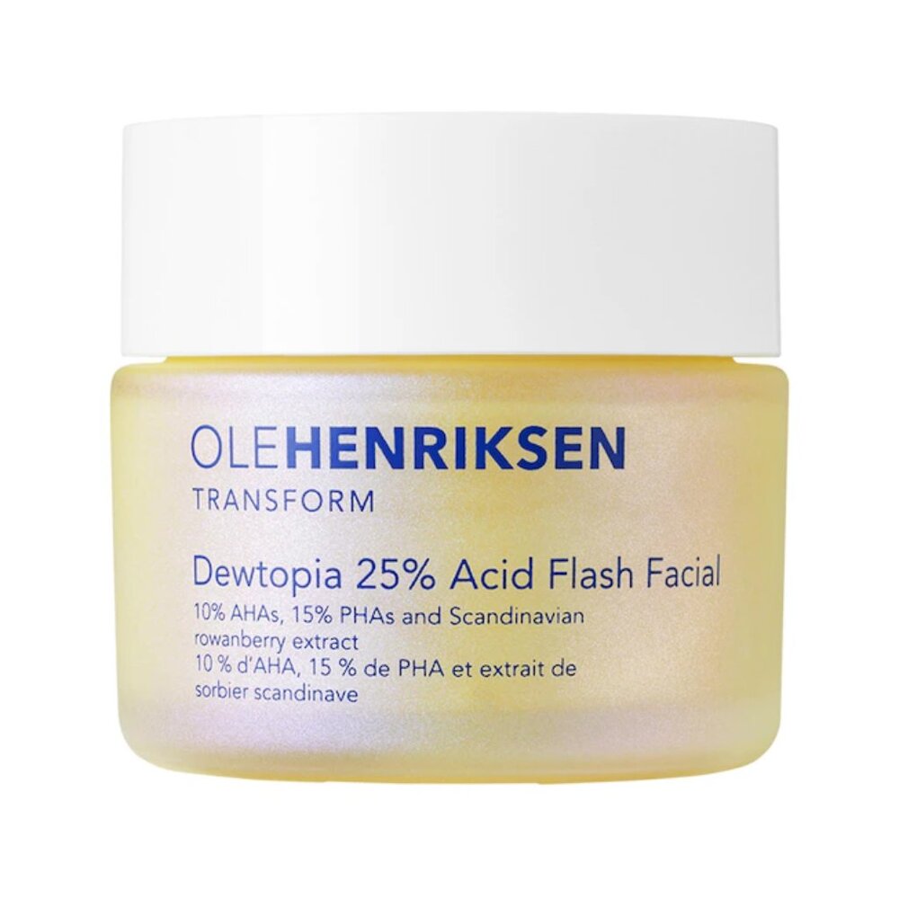 ❣️2/$36 NIB OLEHENRIKSEN Dewtopia 25% Acid Flash Facial Mask Retail $50.00 - Picture 11 of 16